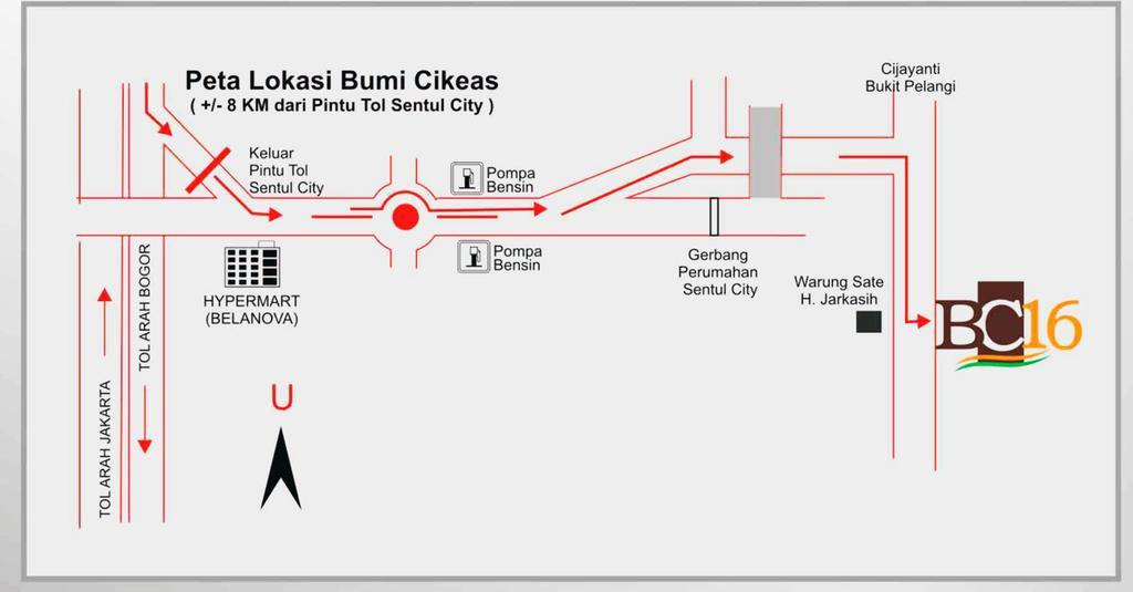 Bumi Cikeas Sentul Bogor Hotel ภายนอก รูปภาพ